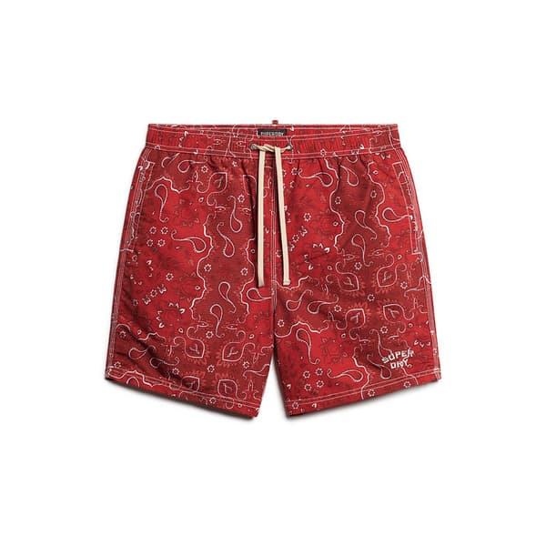 Superdry Vintage Ripstop 17´´ Badebukser Rød L Mand