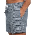 Miniatyrbillede 3 af 3: Original Penguin Box Recycled Aop Geo Badeshorts Blå L Mand