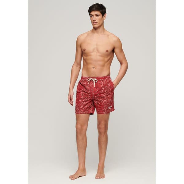 Superdry Vintage Ripstop 17´´ Badebukser Rød XL Mand