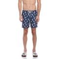 Miniatyrbillede 1 af 2: Original Penguin Recycled Polyester Hibiscus Badeshorts Boxer Flerfarvet L Mand