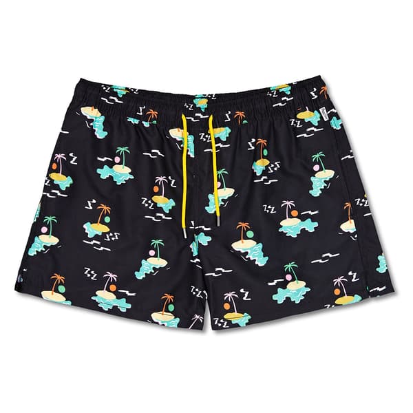 Happy Socks Island In The Sun Badbyxor Boxer Svart L Man