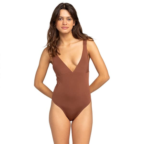 Roxy Silky Island Badetøj Brun XS Kvinde