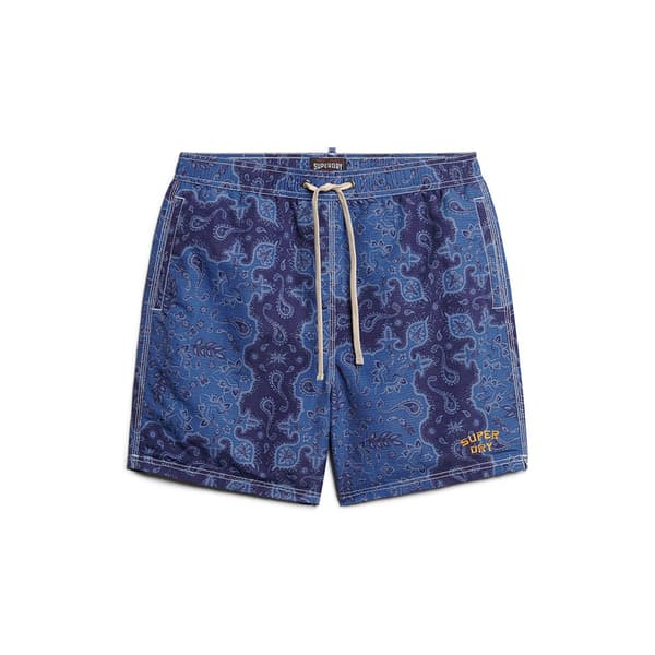 Superdry Vintage Ripstop 17´´ Uimahousut Sininen M Mies