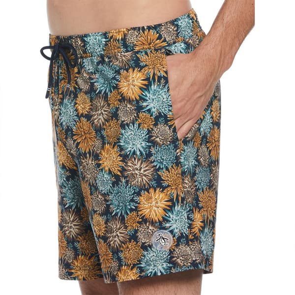 Original Penguin Recycled Polyester Stretch Aop Floral Uimapuku Boxer Monivärinen XL Mies