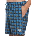 Miniatyrbillede 3 af 3: Original Penguin Recycled Polyester Stretch Palm Tiles Badeshorts Boxer Flerfarvet S Mand