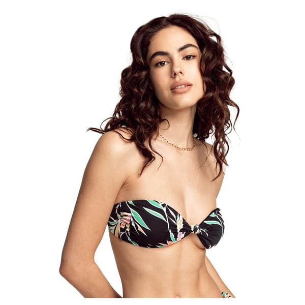 Billabong Sol Searcher Bandeau Bikinitop Sort XS Kvinde