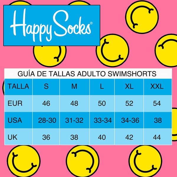 Happy Socks Sunny Days Badeshorts Boxer Blå XL Mand