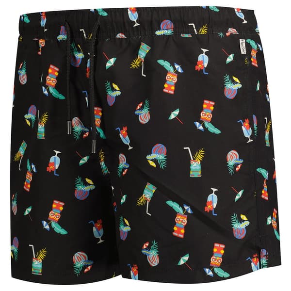 Happy Socks Tiki Soda Badeshorts Boxer Sort S Mand