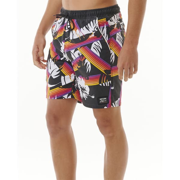 Rip Curl Surf Revival Hoffman Volley Simshorts Svart S Man