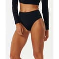 Miniatyrbild 1 av 2: Rip Curl Mirage Ultimate High Cheeky Bikini Botten Svart 2XS Kvinna