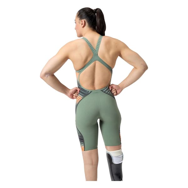 Speedo Fastskin Lzr Pure Intent 2.0 Kneeskin åben Ryg Konkurrencesvømmedragt  UK 24 Kvinde