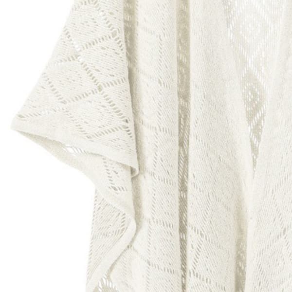 INF Elegant Strikket Shawl Wrap - Åndbar og varm til alle årstider