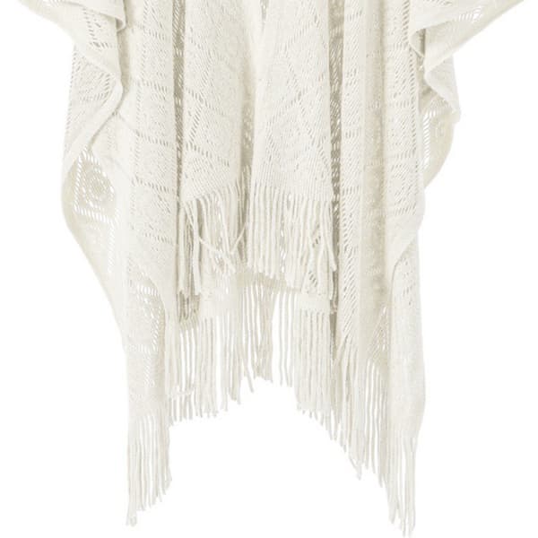 INF Elegant Strikket Shawl Wrap - Åndbar og varm til alle årstider