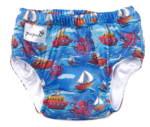 Uimavaippa, uimahousut "Stateczki" XL 15-19kg / 33-42lb