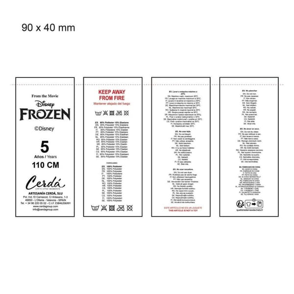 Bikini Frozen Multifarvet - 6 år