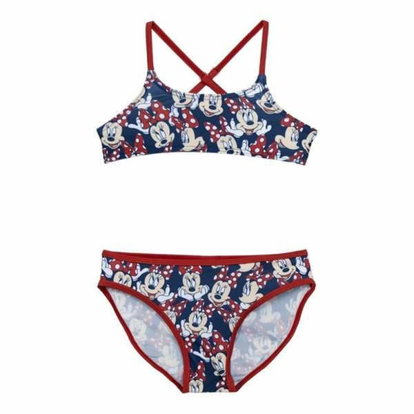 Bikinialaosa Tytöille Minnie Mouse Punainen - 6 vuotta