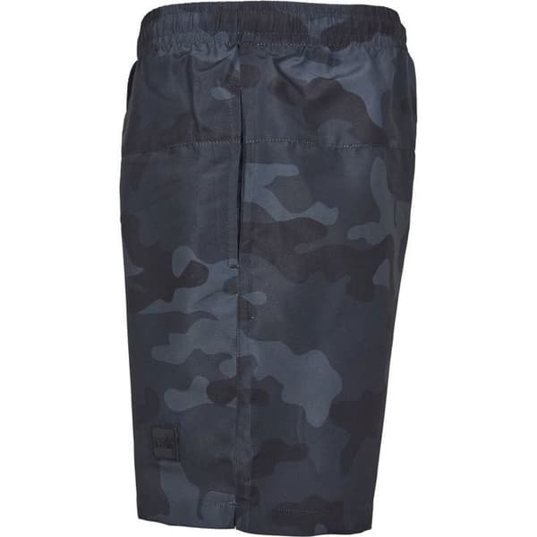 Baddräkter stora storlekar - Urban Classics - Camo - Grå - Lätt tyg - Långa elastiska ärmar