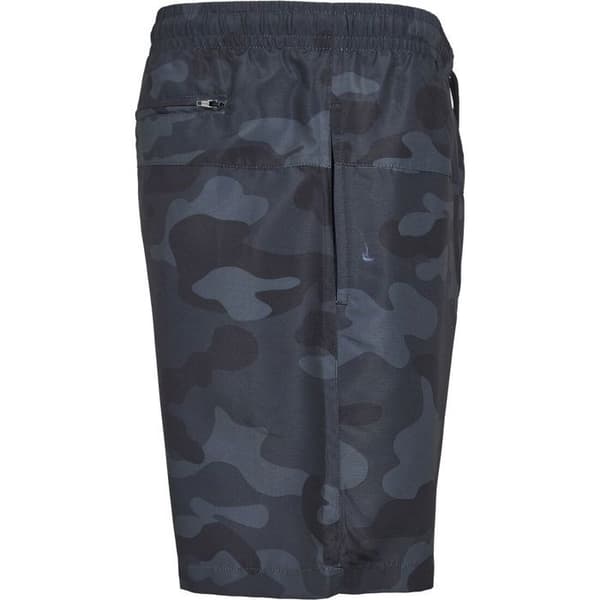 Baddräkter stora storlekar - Urban Classics - Camo - Grå - Lätt tyg - Långa elastiska ärmar