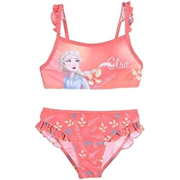 Bikini 2-delat baddräkt - Disney - Frost 2 - Flicka - Röd - Officiell produkt