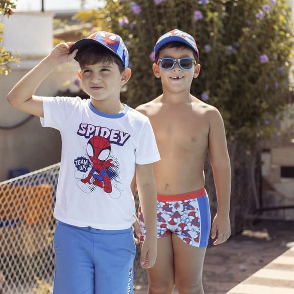 Badeshorts for Gutter Spidey Blå - 5 År