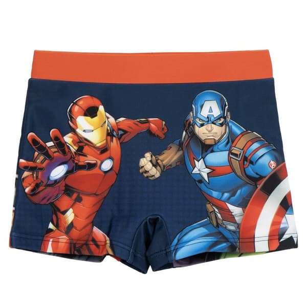 Drengebadebukserne The Avengers Mørkeblå - 8 år