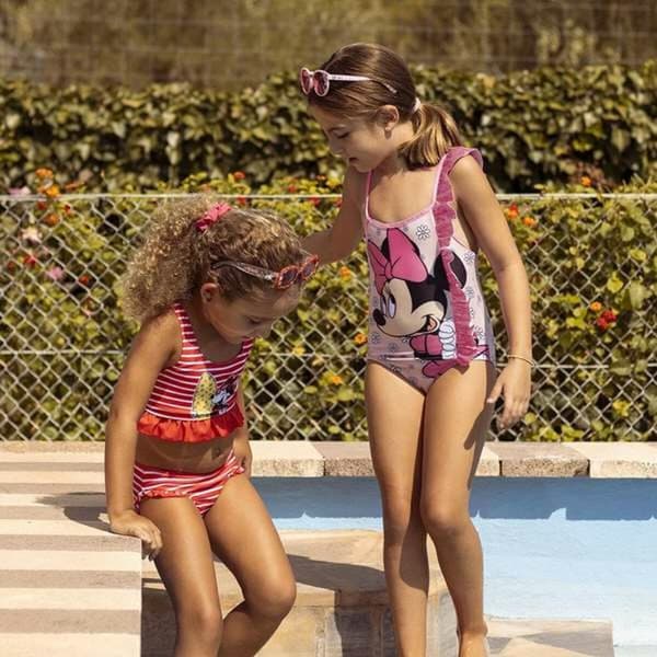 Bikini Minnie Mouse Rød - 3 år