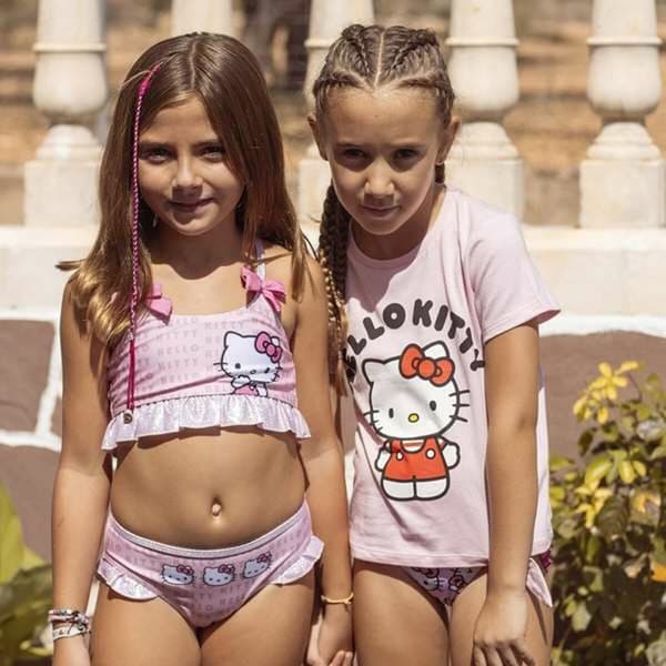 Bikini Hello Kitty Lyse Rosa - 4 År