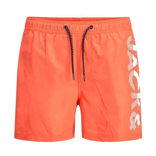 Badbyxor - JACK &amp; JONES - Haruba - Korall - Elastisk midja - Snabbtorkande tyg