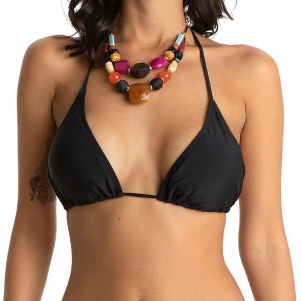 Haut av bikini svart dam Sun Project Triangel - Sun Project - Dam bikini topp - svart - Triangel