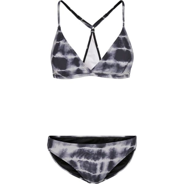 Bikini dam - Urban Classics - Triangel - Tie Dye - Perfekt passform - Svart/Vit