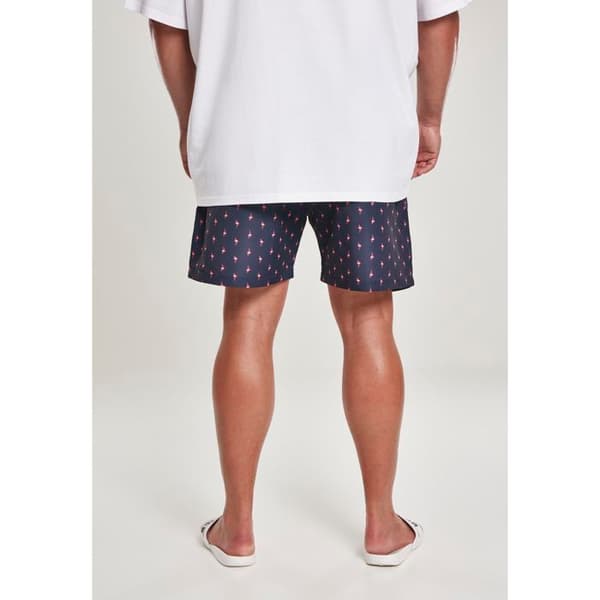 Badshorts - Urban Classic - Basic - Ljusgul - Större storlekar - Bekväm med dragsko