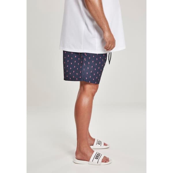 Badshorts - Urban Classic - Basic - Ljusgul - Större storlekar - Bekväm med dragsko
