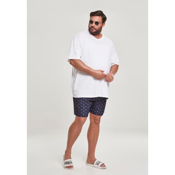 Badshorts - Urban Classic - Basic - Ljusgul - Större storlekar - Bekväm med dragsko