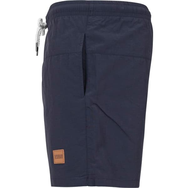 Badshorts - URBAN CLASSICS - Basic - Marinblå - Stora storlekar - Herr