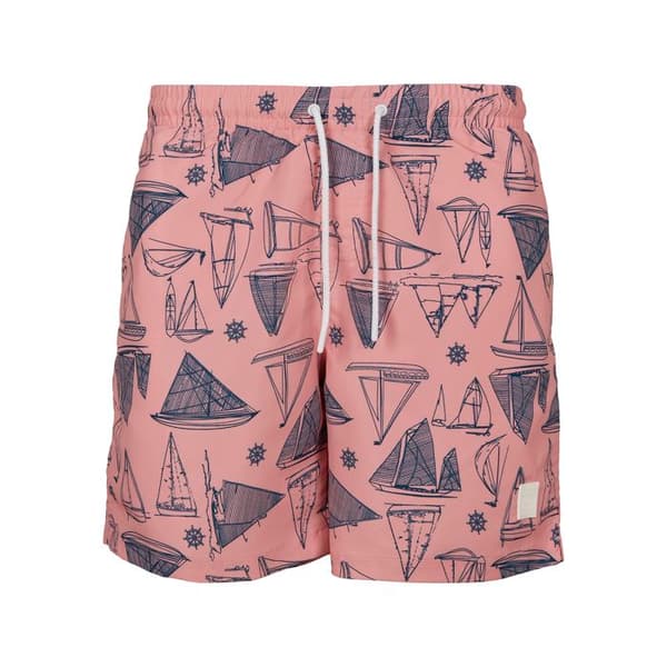 Bikini - Urban Classics - Mönster - Marinblå/vit - Bekväm - Elastisk midja