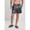 Miniatyrbild 4 av 6: Badshorts - Urban Classics - Mönster - Mörkblå/vit - Elastisk midja - Bekväm