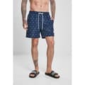 Miniatyrbild 6 av 6: Badshorts - Urban Classics - Mönster - Mörkblå/vit - Elastisk midja - Bekväm