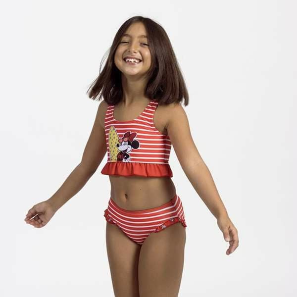 Bikini Minnie Mouse Rød - 3 år