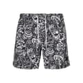Miniatyrbild 1 av 6: Badshorts - Urban Classics - Mönster - Blå färg - Bekväm - För män