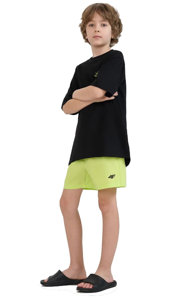Badbyxor för pojkar, 4F, snabbtorkande badshorts, storlek 122/128