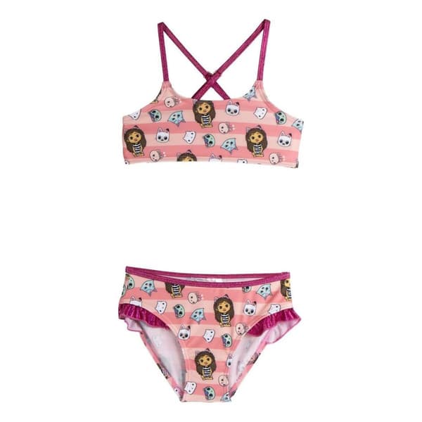 Bikini Gabby's Dollhouse Pinkki (6 vuotta)