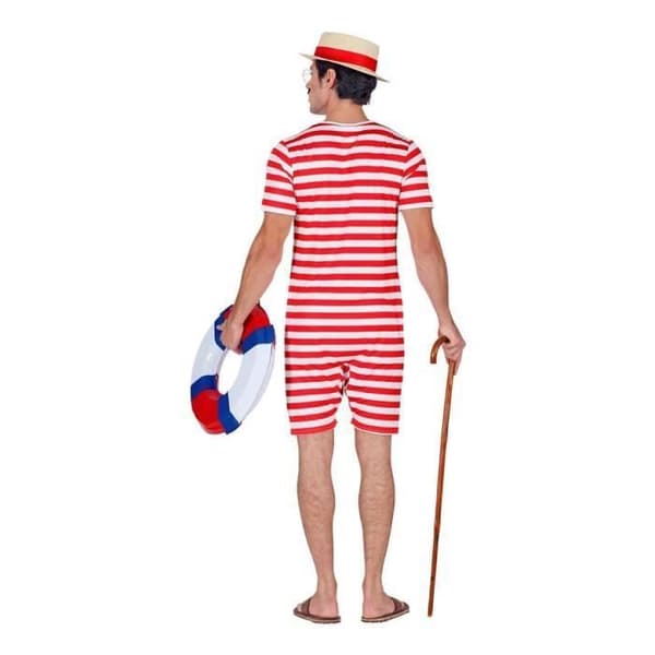Baddräkt - Widmann - Retro 50-tal - Röd - Multicolor - Man