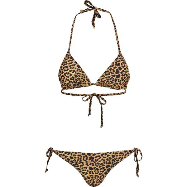 Bikini dam - Urban Classic - Djur - Gul/Svart - Justerbar - Avtagbara kupor
