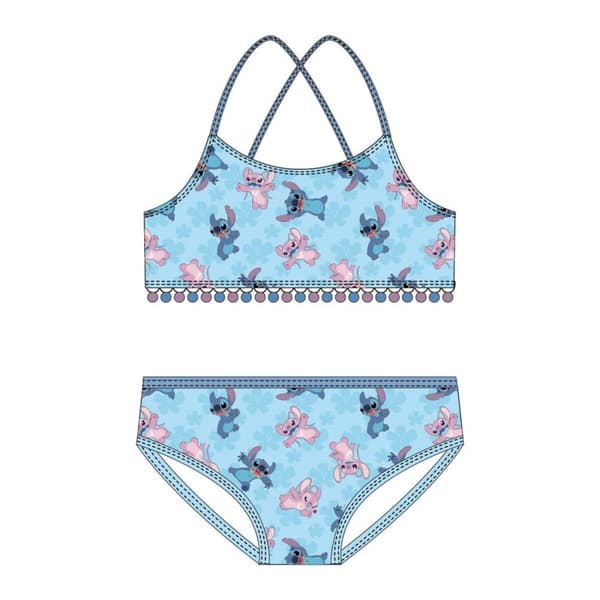 Bikinitrosa För Flickor Stitch Blå - 6 år