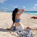 Miniatyrbillede 4 af 4: INF Murstens Bikini Sæt - Sexet Rygløs Badedragt til Kvinder Blå L