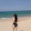 Miniatyrbillede 6 af 6: INF Elegant Halter Bikini Badedragt til Kvinder Sort M