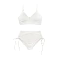 Miniatyrbillede 3 af 5: INF Elegant Halter Bikini Badedragt til Kvinder Hvid XL
