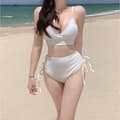 Miniatyrbillede 2 af 5: INF Elegant Halter Bikini Badedragt til Kvinder Hvid XL