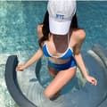 Miniatyrbild 6 av 6: INF Tvådelad baddräkt - Sexig bikini för kvinnor Blå XL