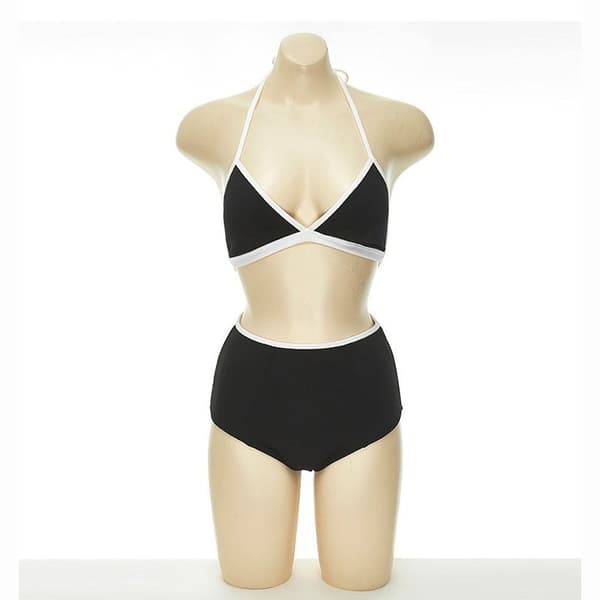 INF Todelt badedragt - Sexet bikini til kvinder Sort XL